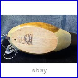 Big Sky Carvers Canada Goose Decoy with Anchor Kissy Durham Signed 16in