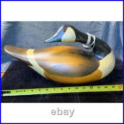 Big Sky Carvers Canada Goose Decoy with Anchor Kissy Durham Signed 16in
