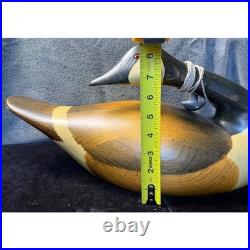 Big Sky Carvers Canada Goose Decoy with Anchor Kissy Durham Signed 16in