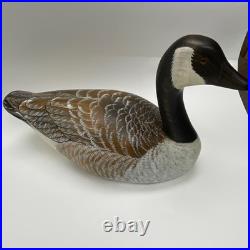 Big Sky Carvers Canada Goose Wood Carving Hand Painted Signed by B. S. Williams