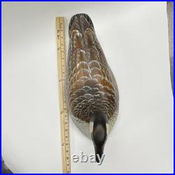 Big Sky Carvers Canada Goose Wood Carving Hand Painted Signed by B. S. Williams