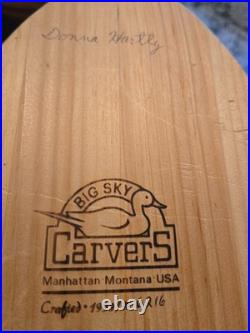 Big Sky Carvers Canadian Goose Signed Donna Hartley 17 Inches Long