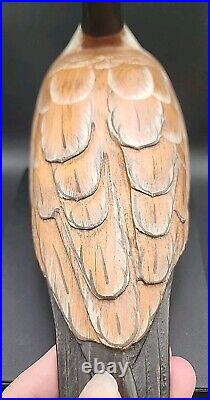 Big Sky Carvers Canadian Goose Wooden Carved Painted Decoy Signed By Artist