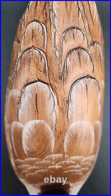 Big Sky Carvers Canadian Goose Wooden Carved Painted Decoy Signed By Artist