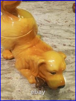 Big Sky Carvers Canine Cocker Spaniel Cookie Jar. New. Excellent Condition