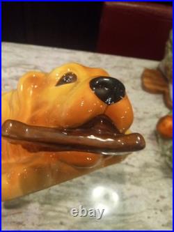 Big Sky Carvers Canine Cocker Spaniel Cookie Jar. New. Excellent Condition