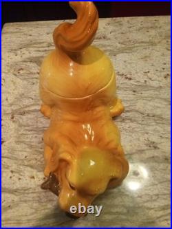 Big Sky Carvers Canine Cocker Spaniel Cookie Jar. New. Excellent Condition