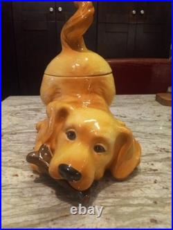 Big Sky Carvers Canine Cocker Spaniel Cookie Jar. New. Excellent Condition