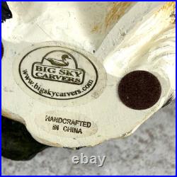 Big Sky Carvers Canine Dog Christmas Nativity 9-Piece Set Plus Wooden Manger