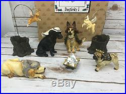 Big Sky Carvers Canine Dog Christmas Nativity Set Dogivity I II Figurines Puppy