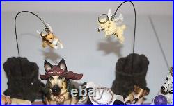 Big Sky Carvers Canine Dog Nativity Scene 15 pc Complete Set RARE