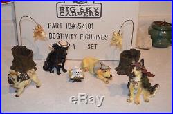 Big Sky Carvers Canine Dog Nativity Set Dogtivity I
