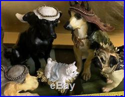 Big Sky Carvers Canine Dog Nativity Set Dogtivity I Pug Chihuahua Labador