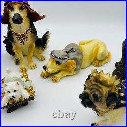 Big Sky Carvers Canine Dogtivity 1 Dog Nativity Figures 9 Piece Rare