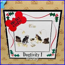 Big Sky Carvers Canine Dogtivity 1 Dog Nativity Figures 9 Piece Rare