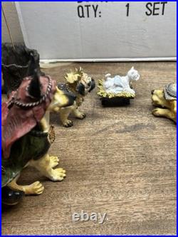Big Sky Carvers Canine Dogtivity Dog Nativity 9 Piece Set with original box