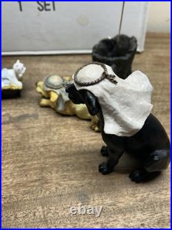 Big Sky Carvers Canine Dogtivity Dog Nativity 9 Piece Set with original box