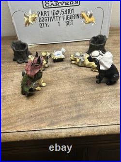 Big Sky Carvers Canine Dogtivity Dog Nativity 9 Piece Set with original box