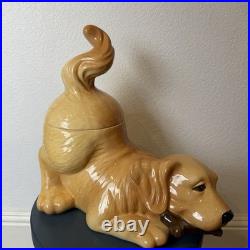 Big Sky Carvers Canine Kitchen Collection Golden Retriever Cookie Jar 2001 Rare