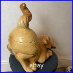 Big Sky Carvers Canine Kitchen Collection Golden Retriever Cookie Jar 2001 Rare