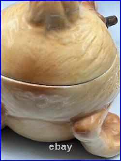Big Sky Carvers Canine Kitchen Collection Golden Retriever Cookie Jar 2001 Rare