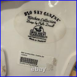 Big Sky Carvers Canine Kitchen Collection Golden Retriever Cookie Jar 2001 Rare