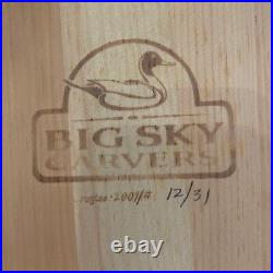 Big Sky Carvers Canvas Back Dated 2007 21 of 31 Signed By Artist