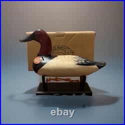 Big Sky Carvers Canvasback Cradle Decoy Duck With Stand Legacy Collection Montana