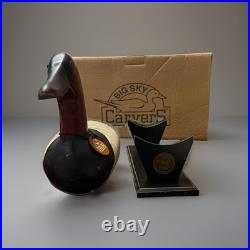 Big Sky Carvers Canvasback Cradle Decoy Duck With Stand Legacy Collection Montana