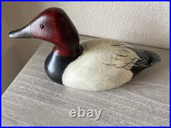 Big Sky Carvers Canvasback Drake carving signed