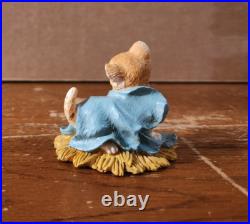 Big Sky Carvers Cativity I-Cat Nativity-Mary, Joseph, Jesus, Angels -Damage