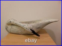 Big Sky Carvers Ceramic Swan Centerpiece Bowl Dish Chipped and Repaired Beak