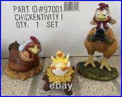 Big Sky Carvers Chickentivity I Figurines Nativity Christmas Angels Mary Joseph