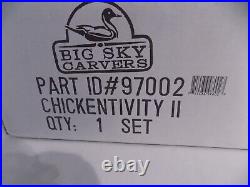 Big Sky Carvers Chickentivity II 3 Figure Nativity Set 97002 Wisemen