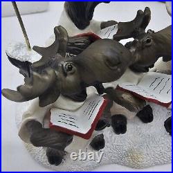 Big Sky Carvers Chior Of Moose Mountian Mooses By Phyllis Driscoll 1996 EUC