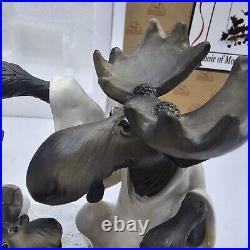 Big Sky Carvers Chior Of Moose Mountian Mooses By Phyllis Driscoll 1996 EUC