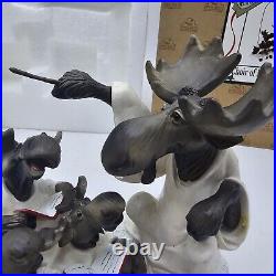 Big Sky Carvers Chior Of Moose Mountian Mooses By Phyllis Driscoll 1996 EUC