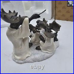 Big Sky Carvers Chior Of Moose Mountian Mooses By Phyllis Driscoll 1996 EUC