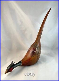 Big Sky Carvers Chris Hindley Collection Fighting Rooster Pheasant