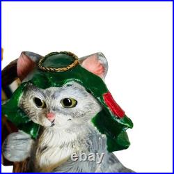 Big Sky Carvers Christmas Cativity II Cats Vintage Figurine Set of 3