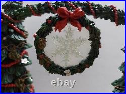Big Sky Carvers Christmas Tree Archway For Nativity Scene 50440 Wreath Garland