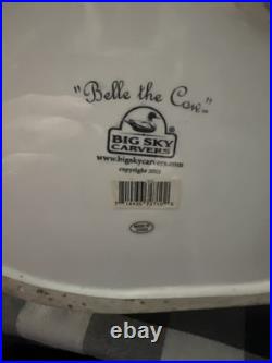 Big Sky Carvers Cow 12 Cookie Jar Belle The Cow 2003 Rare