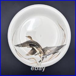 Big Sky Carvers DUCKS UNLIMITED 10.5 Dinner Plates SET/6 Stoneware VTG RARE