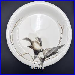 Big Sky Carvers DUCKS UNLIMITED 10.5 Dinner Plates SET/6 Stoneware VTG RARE