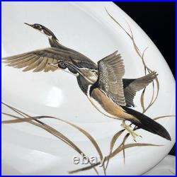 Big Sky Carvers DUCKS UNLIMITED 10.5 Dinner Plates SET/6 Stoneware VTG RARE