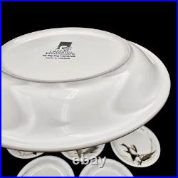 Big Sky Carvers DUCKS UNLIMITED 7.5 Salad Plates SET/6 Stoneware Vintage RARE