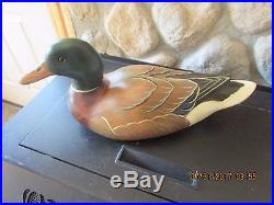 Big Sky Carvers Decoy Wooden Carved Mallard Duck Signed & Numbered 9/9 Rare