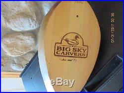 Big Sky Carvers Decoy Wooden Carved Mallard Duck Signed & Numbered 9/9 Rare
