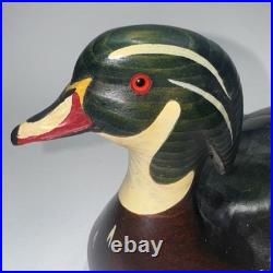 Big Sky Carvers Decoys 10 Wood Drake Duck Decoy Signed Pre Owned