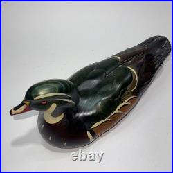 Big Sky Carvers Decoys 10 Wood Drake Duck Decoy Signed Pre Owned